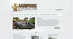 Desktop Screenshot of aardvark-electric.com